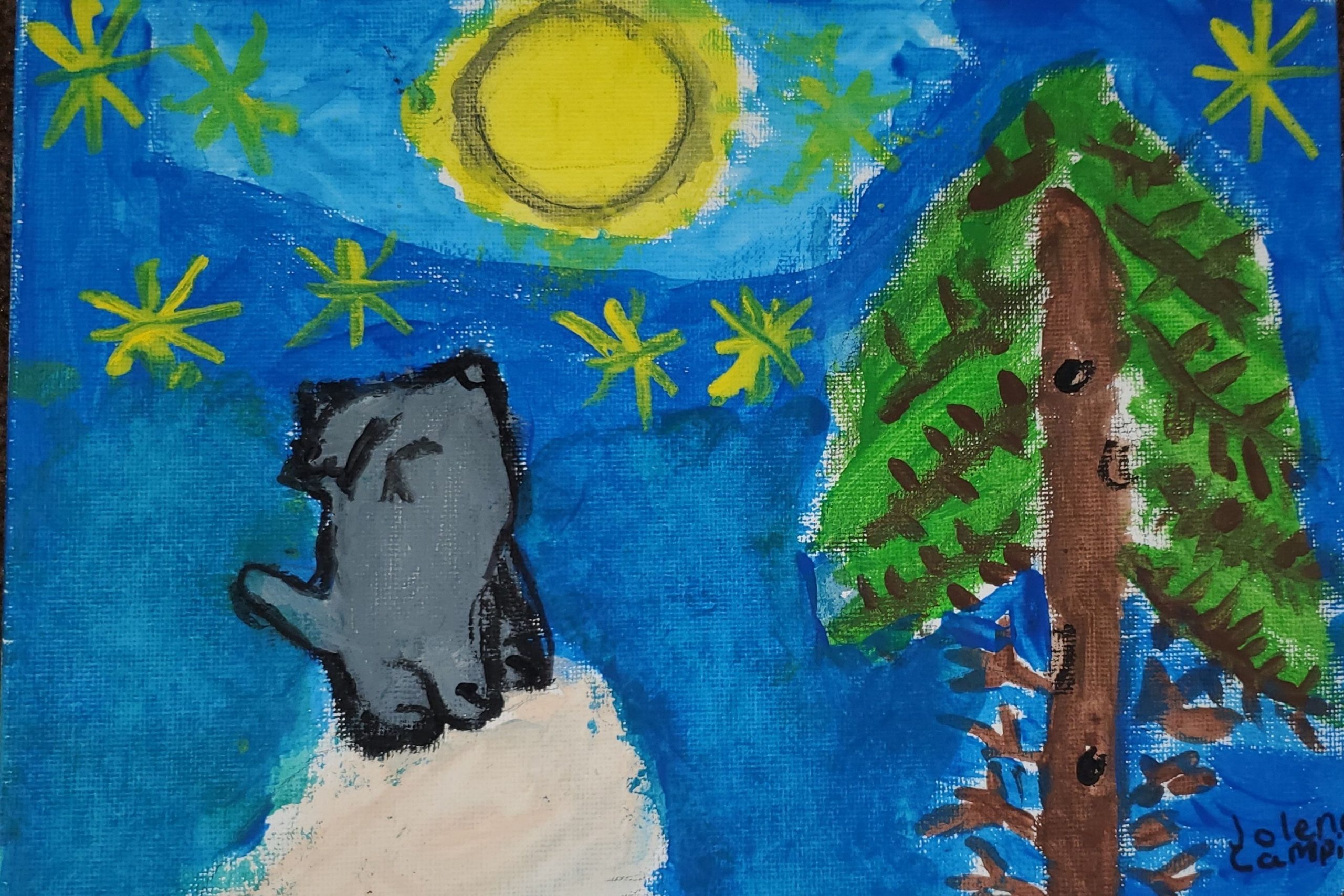 Student Art – Little Wolf