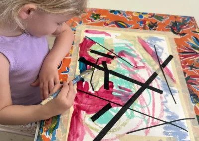 working on a masterpiece