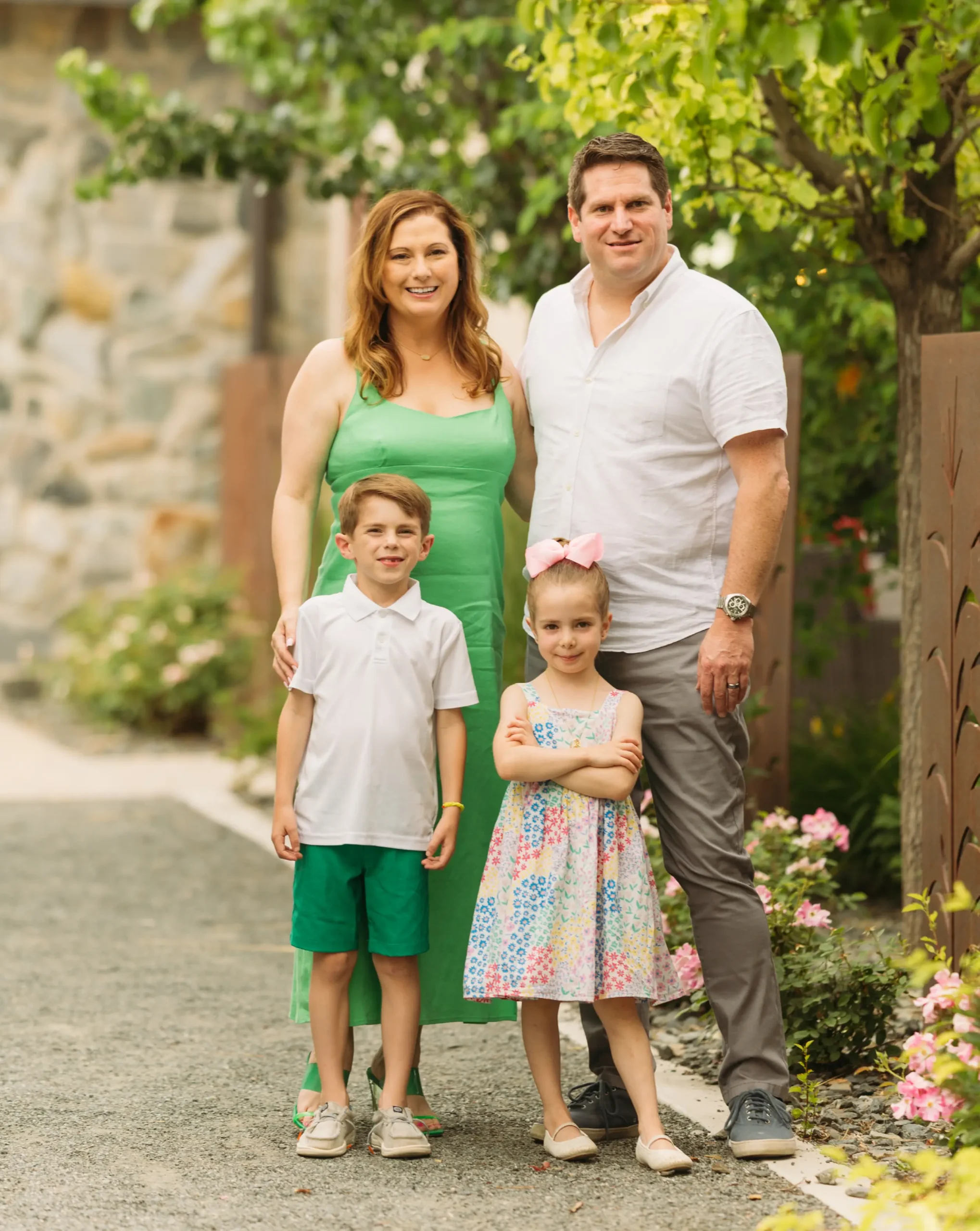Schroer Family this summer at Aunt Kelly's Wedding in Colorado